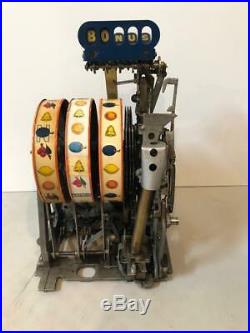 1937 Mills Novelty Co. Horse Head Bonus Slot Machine-great Condition