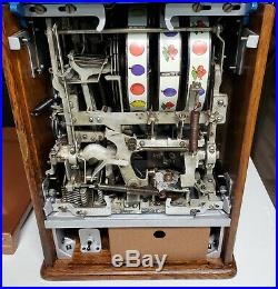 1938 Jennings 1 cent Club Special Sportsman Slot Machine Rare