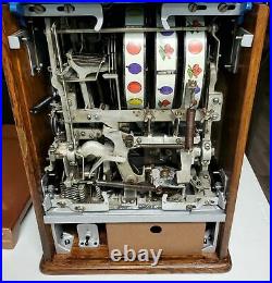 1938 Jennings 1 cent Club Special Sportsman Slot Machine Restored