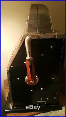 1938 Mills (Bonus Bell) Horse Head 5-Cent Slot Machine (Completely Restored)