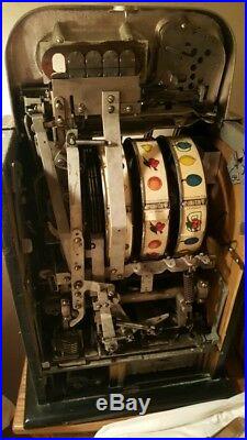 1938 Mills (Bonus Bell) Horse Head 5-Cent Slot Machine (Completely Restored)