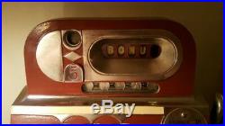 1938 Mills (Bonus Bell) Horse Head 5-Cent Slot Machine (Completely Restored)