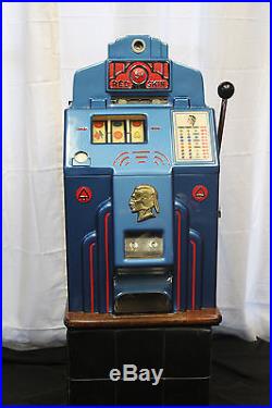 1939 5 ¢ JENNINGS CHIEF Red Skin escalator bell Slot Machine