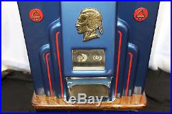 1939 5 ¢ JENNINGS CHIEF Red Skin escalator bell Slot Machine