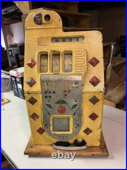 1939 Antique 5 Cent Mills Slot Machine From Pearl Harbor 1939 Antique 5 Cent Mills Slot Machine From Pearl Harbor