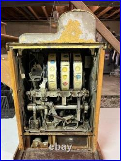 1939 Antique 5 Cent Mills Slot Machine From Pearl Harbor 1939 Antique 5 Cent Mills Slot Machine From Pearl Harbor