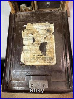 1939 Antique 5 Cent Mills Slot Machine From Pearl Harbor