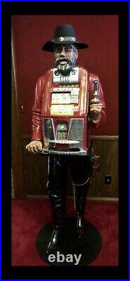 1940 Mills 5 Cent one arm bandit Cowboy Vending Slot Machine Rare
