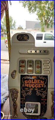 1940'S Slot Machine Golden Nugget 25 Cent