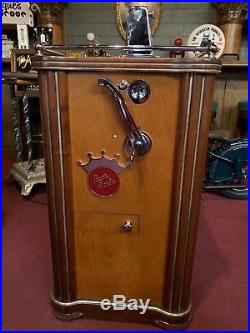 1940's 25 Cent PACE REELS Console Slot Machine Fully Restored Watch Video