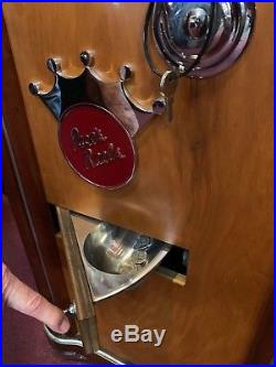 1940's 25 Cent PACE REELS Console Slot Machine Fully Restored Watch Video