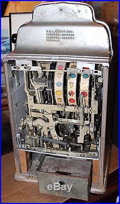 1940's Antique Jennings Standard Chief 10 Cent Slot Machine