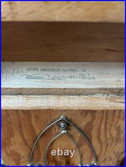 1940's Keeney's Bonus Super Bell 5 Cent Slot Machine NOT WORKING Except Lights