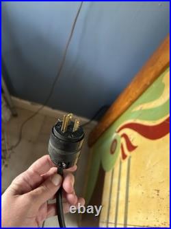 1940's Keeney's Bonus Super Bell 5 Cent Slot Machine NOT WORKING Except Lights