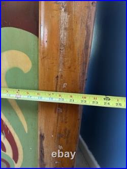 1940's Keeney's Bonus Super Bell 5 Cent Slot Machine NOT WORKING Except Lights