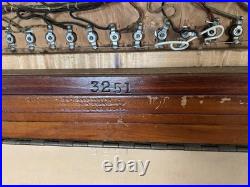 1940's Keeney's Bonus Super Bell 5 Cent Slot Machine NOT WORKING Except Lights