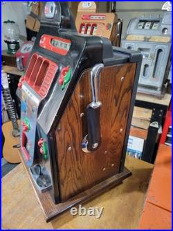 1940s 10 Cent Mills Black Cherry Slot Machine