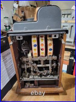 1940s 10 Cent Mills Black Cherry Slot Machine