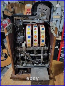 1940s 10 Cent Mills Black Cherry Slot Machine