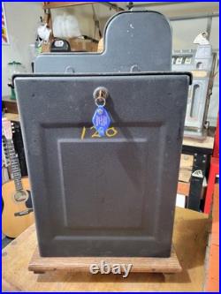 1940s 25 Cent Mills Black Cherry Slot Machine Original Paint