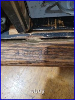 1940s 25 Cent Mills Black Cherry Slot Machine Original Paint