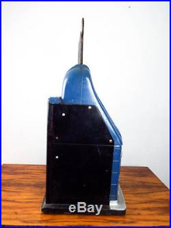 1940s Mills Jewel Bell Nickel Slot Machine Aluminum One Arm Bandit 1940s Vegas