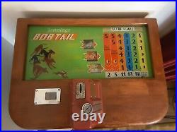 1941 Jennings Bobtail Antique Slot Machine Console. All Original-Near mint