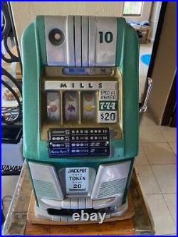 1941 Mills Brothers High Top Slot Machine 10 Cent Machine