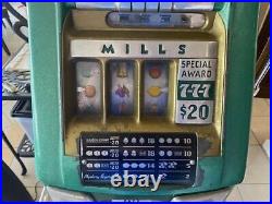 1941 Mills Brothers High Top Slot Machine 10 Cent Machine