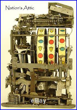 1941 O. D. Jennings Bronze Chief Nickel Antique Slot Machine Original & Tuned