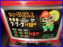 1946 Antique Mills High Top 5 Cent Slot Machine From The Nugget Casino In Spark