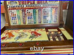 1946 Bally Triple Bell Console Slot Machine