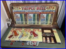 1946 Bally Triple Bell Console Slot Machine 1946 Bally Triple Bell Console Slot Machine