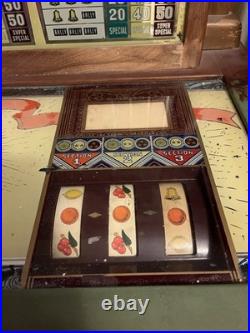 1946 Bally Triple Bell Console Slot Machine