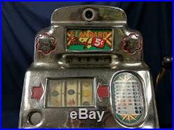 1946 Jennings Standard Chief 5 Cent Slot Machine