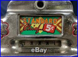 1946 Jennings Standard Chief 5 Cent Slot Machine