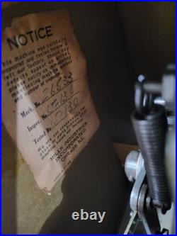 1947 5 Cent Mills Hashmark Qt Slot Machine Original Paint