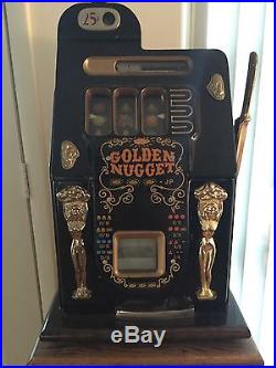 1947 Mills 25 cent Golden Nugget Slot Machine