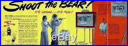1947 Seeburg Shoot The Bear Ray-O-Lite Penny Arcade Coin-Op Rifle Shooting Game