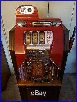 1948 Buckley Criss Cross Antique coin slot machine