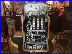 1948 MILLS 5 Cent Hi-Top Slot Machine from New Pioneer Club Casino Watch Video