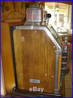 1949 Jennings'Sun Chief' Slot Machine Orange Light Up