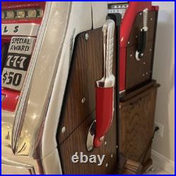 1950 MILLS Fully Restored 25 Cent Slot Machine