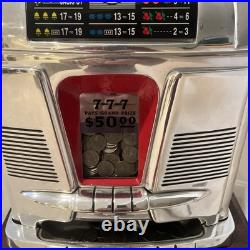1950 MILLS Fully Restored 25 Cent Slot Machine