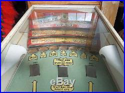 1955 Chicago Coin Bulls Eye Big League Pitch Bat Baseball Coin-Op Arcade Game