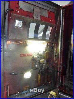 1960's Mills Nickel Slot Machine With Lit Interior Sold As Is Semi Working