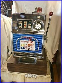 1963 PACE slot machine 10 cents Harvey's