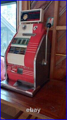 1963 Sega Slot Machine 10cent Not Working For Repair Or Parts