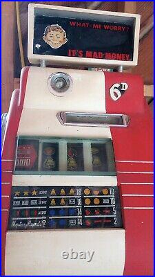 1963 Sega Slot Machine 10cent Not Working For Repair Or Parts