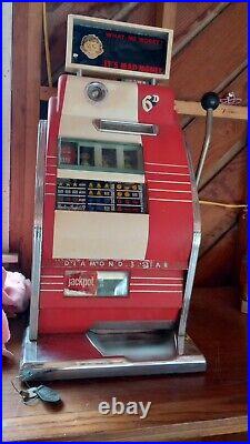 1963 Sega Slot Machine 10cent Not Working For Repair Or Parts